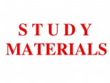 STUDY MATERIALS